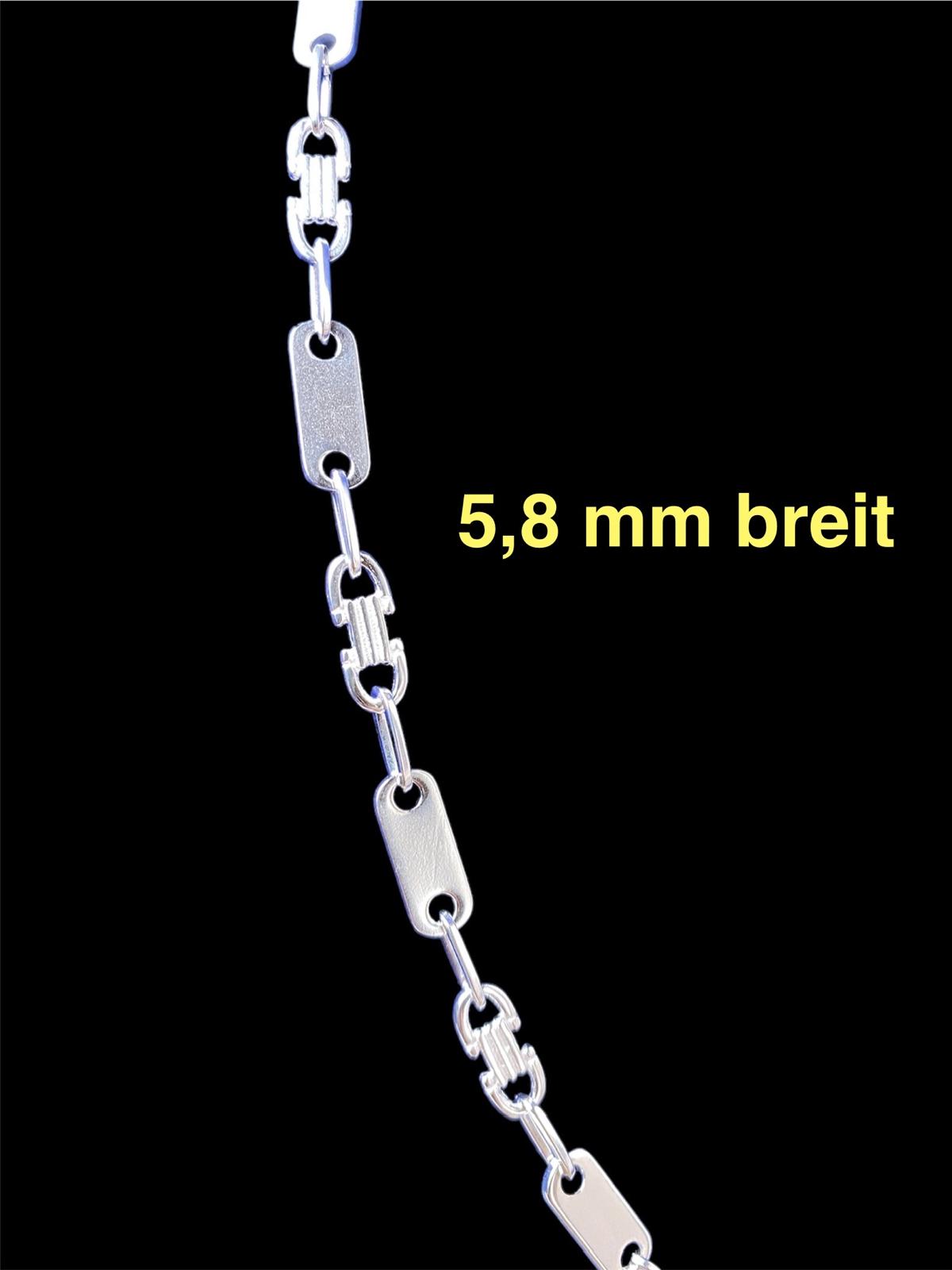 “Flachgliederkette”925 Echtem Silber