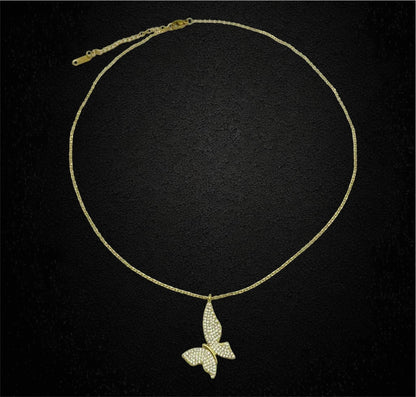 Halskette Frauen Schmetterling