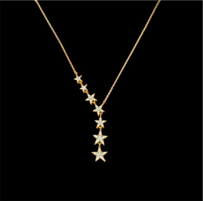 “Sternenzauber: Sieben-Sterne-Halskette”