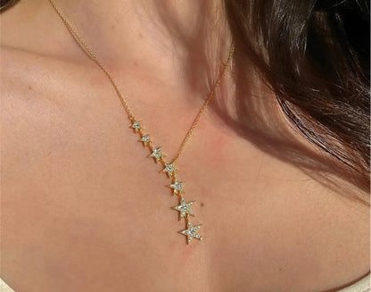 “Sternenzauber: Sieben-Sterne-Halskette”